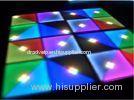Full Color Indoor Mesh Display stage LED Dance Floor With Colorful Backgroup Design