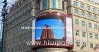 High Contrast PH20mm Shopping Mall Outdoor Curved Led Display Board For Logo Showing
