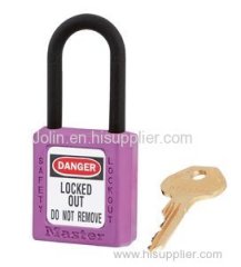 G11 CE certification approved long shackle ABS safety padlock