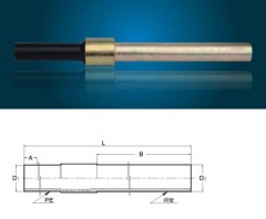 Straight Tube PE-Steel Adapter Pipe Fittings