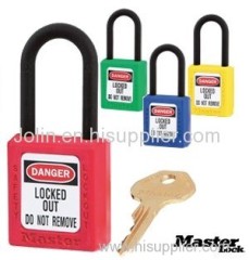 G11 CE certification approved long shackle ABS safety padlock