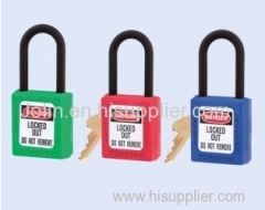 G11 CE certification approved long shackle ABS safety padlock