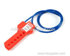 Multipurpose Cable lockout with 2.4m cable as standard