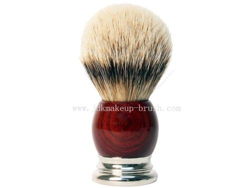 Red handle shaving brush