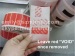 Blank Red VOID Stickers In Rolls