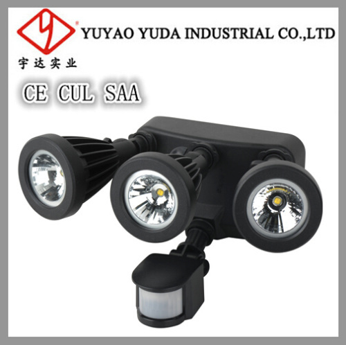 80 high-power aluminium led motion sensor spot light