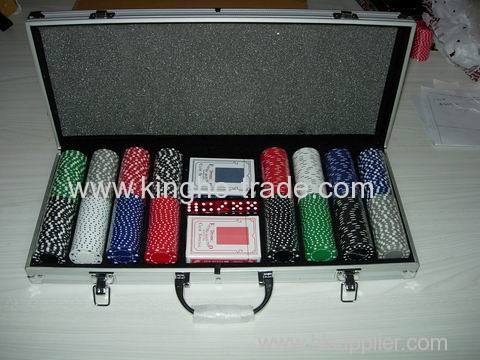 400pcs poker chips set with aluminum case china supplier