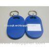 Low Frequency 125kHz Rfid Key Fob with Metal Ring Operation Temp - 20C to + 75C