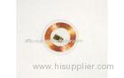 Transparent pvc 18mm 13.56MHz small round Rfid Disc adhesive Tag for hotel, hospital,enterprises