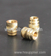 Plastic threaded Brass insert