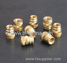 Plastic threaded Brass insert