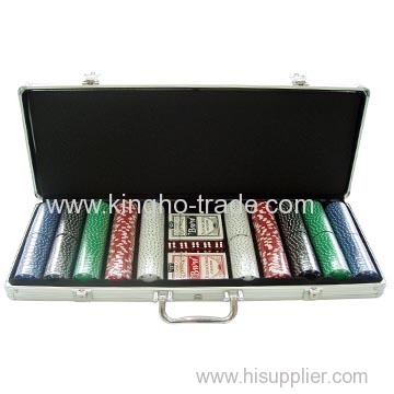500pcs aluminum case poker chip sets china suppliers