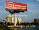 Hoarding 120km/H Three Sided Billboard Advertising With Steel Web Frame