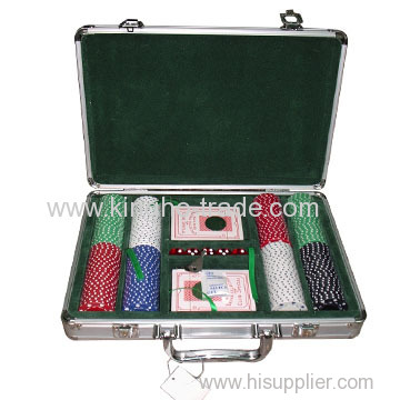 200pcs aluminum poker chip sets china supplier