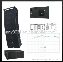 CVR hot sale line array system two 12''neodymium woofers