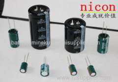 high voltage long life aluminum electrolytic capacitors