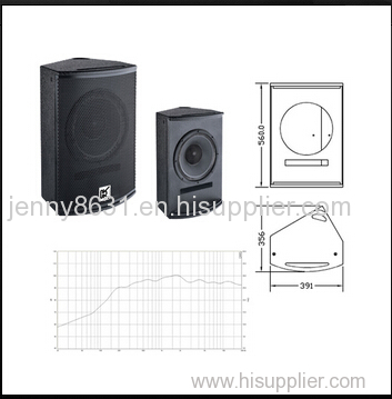a 2-way coaxial full range loudspeaker system