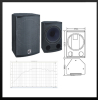 CVR mini speaker 2-way coaxial full range loudspeaker system
