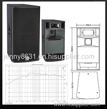 CVR three-way bi-amps full range long throw loudspeaker system