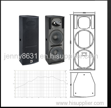 Q-215 is a 2-way, full range loudspeaker system