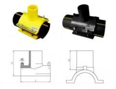 HDPE Electriofusion Straight Saddle Pipe Fittings