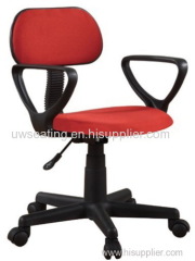 Promotion 2015 fabric small back computer student study computer swivel revolving lift chairs without arm
