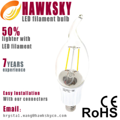 50000h lifespan energy saving led tungsten bulb factory