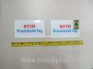 Customized HF 13.56MHz Programmable Security RFID Tag On Windshield Tag for Auto Tracking