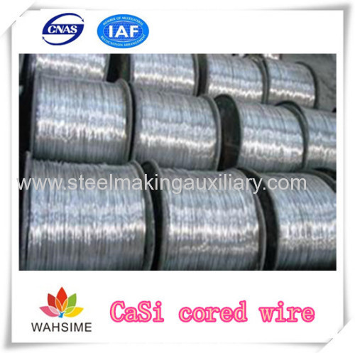 CaSi Cored wire metal process auxiliary for steel making China manufacturer price