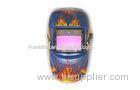 Battery Powered Plastic Welding Helmet , Auto Shade With LED Light