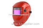 Electronic RED Battery Powered Welding Helmet , DIN 4 / 913