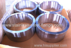 Forged F316L semi-finished ball valve seat rings 20 inch