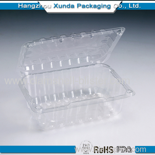 Fruit plastic packaging clamshell