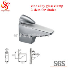 2014 hot sale glass shelf panel F clamp glass holding clip