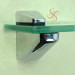 F clamp glass holding clips/glass shelf support clips