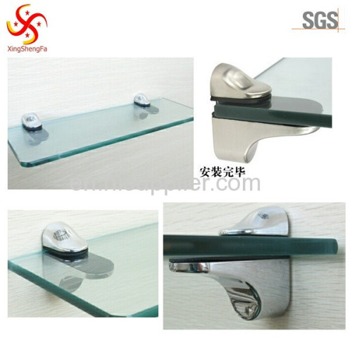 2014 hot sale glass shelf panel F clamp glass holding clip