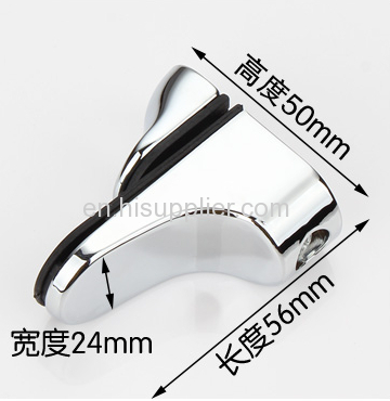 2014 hot sale glass shelf panel F clamp glass holding clip