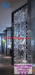 Golden specular stainless steel screens room dividers
