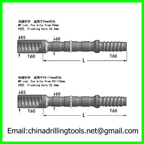 customized length T60 guide rod