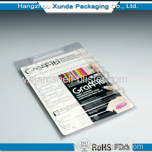 Plastic cardboard blister pack