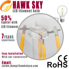 past ROHS text 6000-6500k led tungsten bulb maker