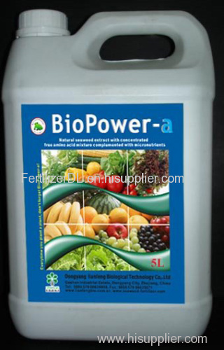 BioPower-a" Bio liquid compound amino acid organic fertilizer seaweed based fertilizer