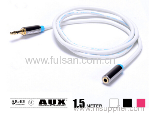 Audio extension cord Earmax extension cable 3.5mm Male to Female cable