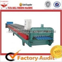 High-end roof sheet crimping curved machine