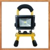 IP65 120 degree 10W Portable LED Floodlight with Battery Charger and Car Charger