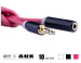 DC 3.5mm male to female cable 10m