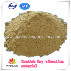 Tundish Dry Vibration Mix refractory steel making auxiliary China manufacturer