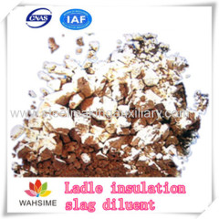 Ladle insulation slag diluent refractory for Metallurgical Plant China manufacturer price