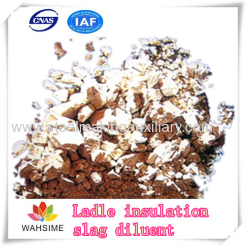Ladle insulation slag diluent for steel making auxiliary China manufacturer price free sample