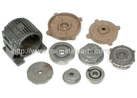 Investment casting mechanical part sand blasting finished
